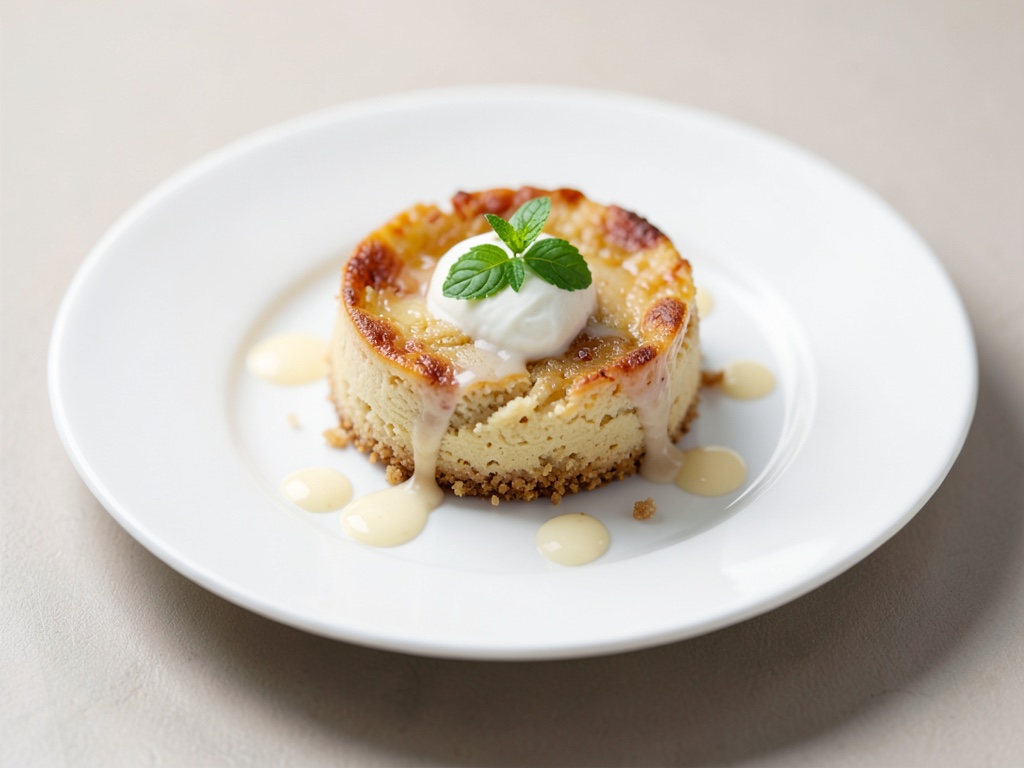 Clafoutis der Birne mit Vanillekruste