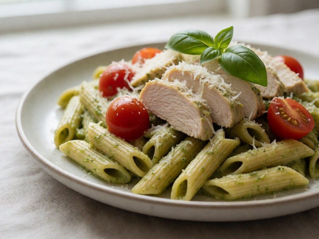 Genova Pasta Prep mit Pesto und Hähnchen