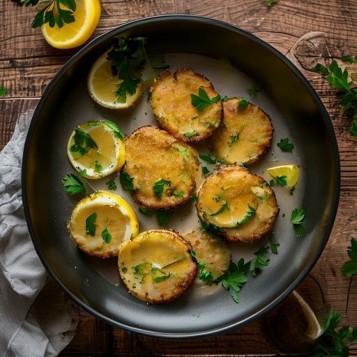 Zucchini Piccata Bratlinge