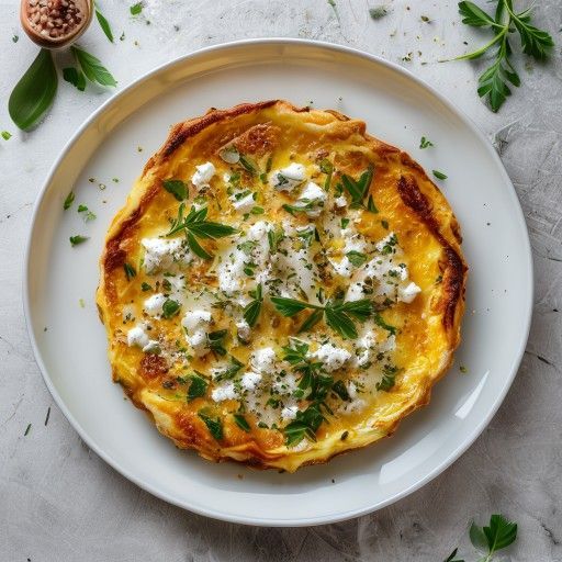 Champignon-Pilz-Frittata mit Käse