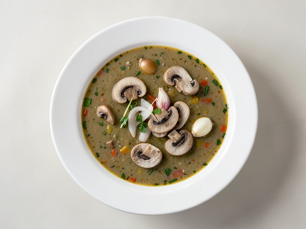 Sopa de champiñones