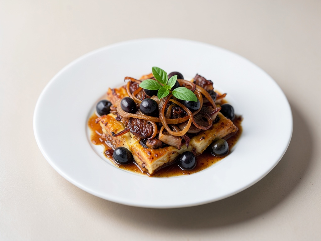 Pissaladière con cipolle caramellate e olive