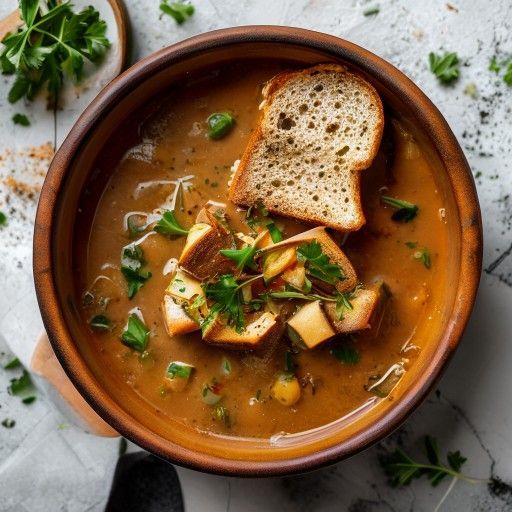 Pisto Manchego con pane integrale
