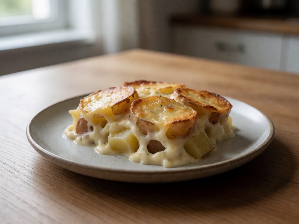 Kartoffelgratin mit Gruyère