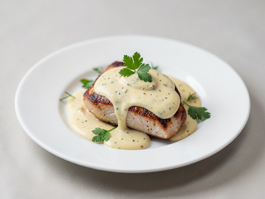 Bistro-Hühnerbrust mit Marsala-Cremesauce