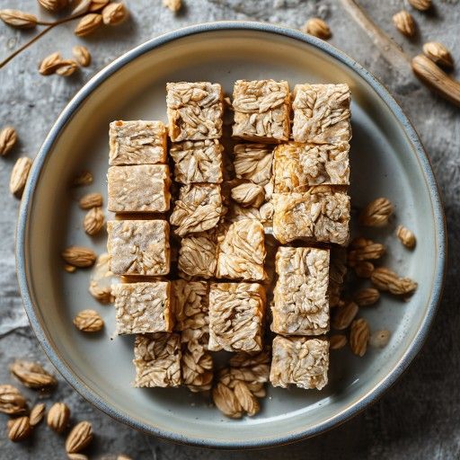 Barras de proteína con avena y nueces