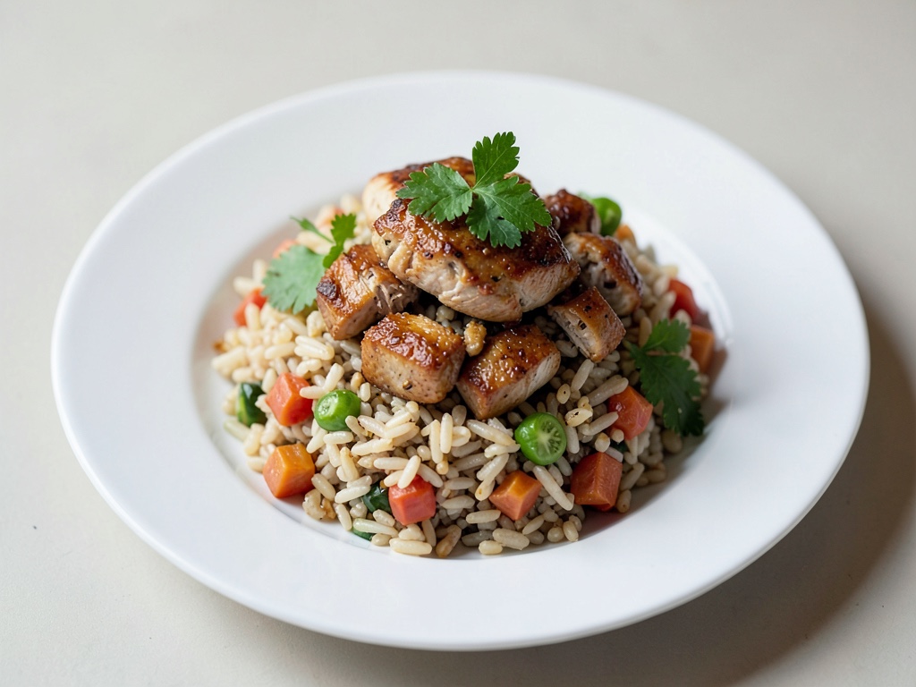 Provencalische Hühner-Grain-Bowl