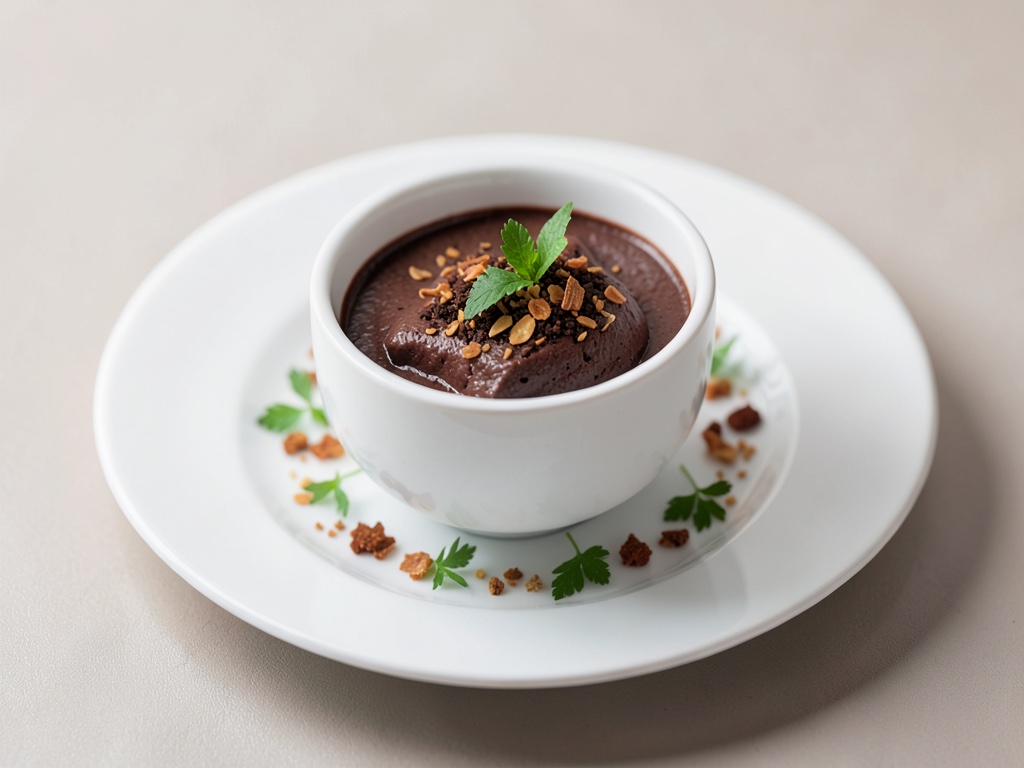 Schnelle Schokoladen-Mousse-Bowl