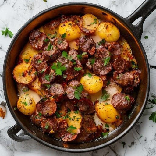 Schnelle Chorizo-Kartoffelpfanne