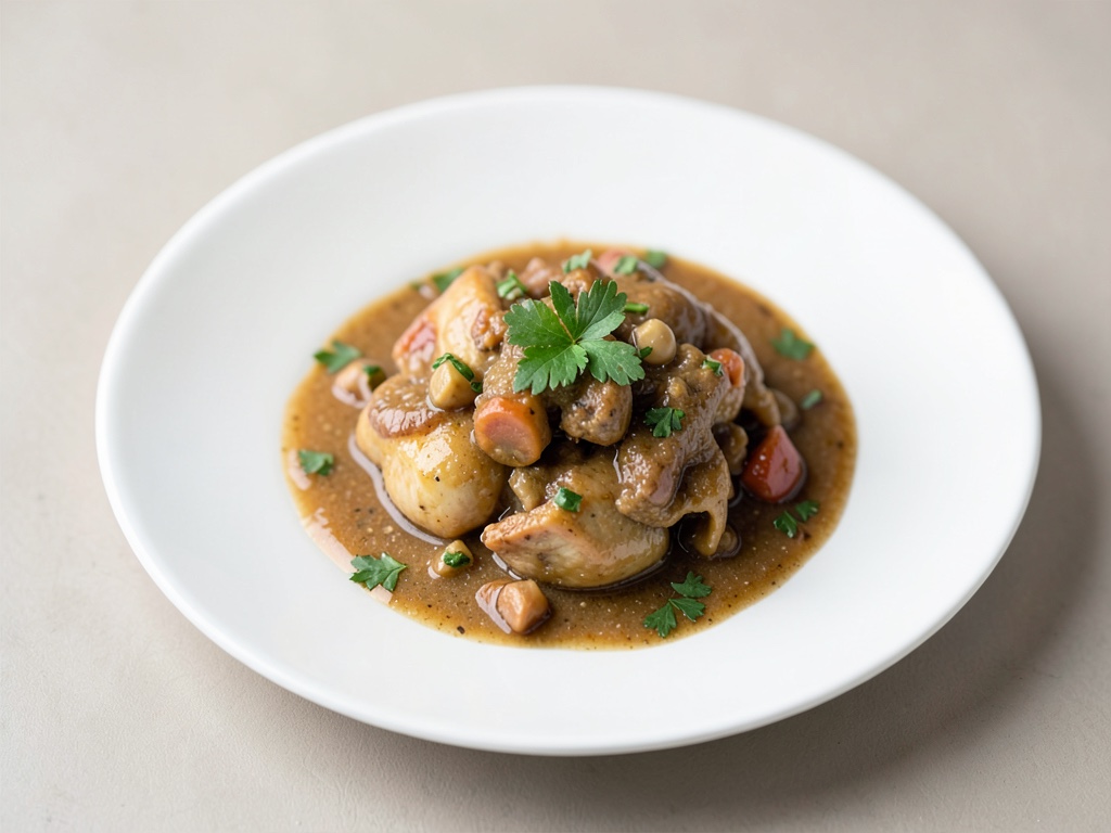 Rápido guiso de pollo provenzal
