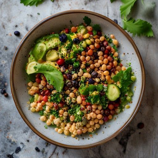 Schnelle Quinoa-Bowl mit Bohnen