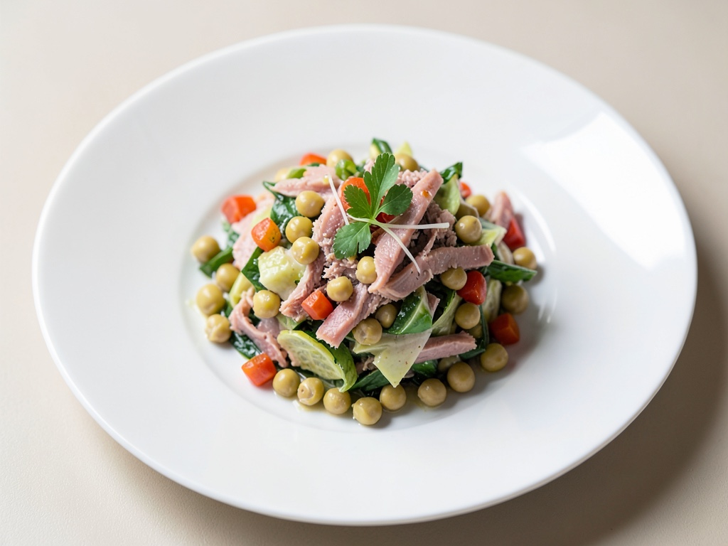 Insalata veloce di tonno e ceci