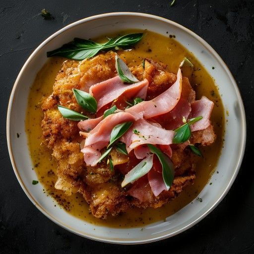 Schnelles Kalbsschnitzel mit Salbei und Schinken