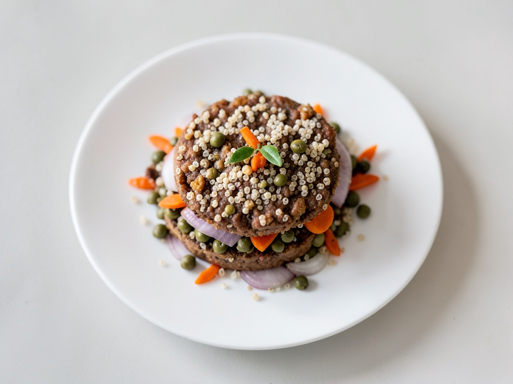 Quinoa-Linsen-Burger