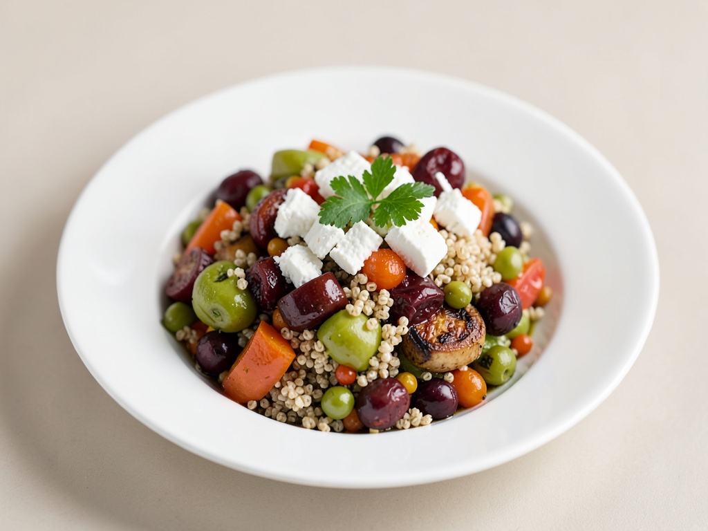 Provenzalische Gemüse-Bowl mit Feta & Quinoa