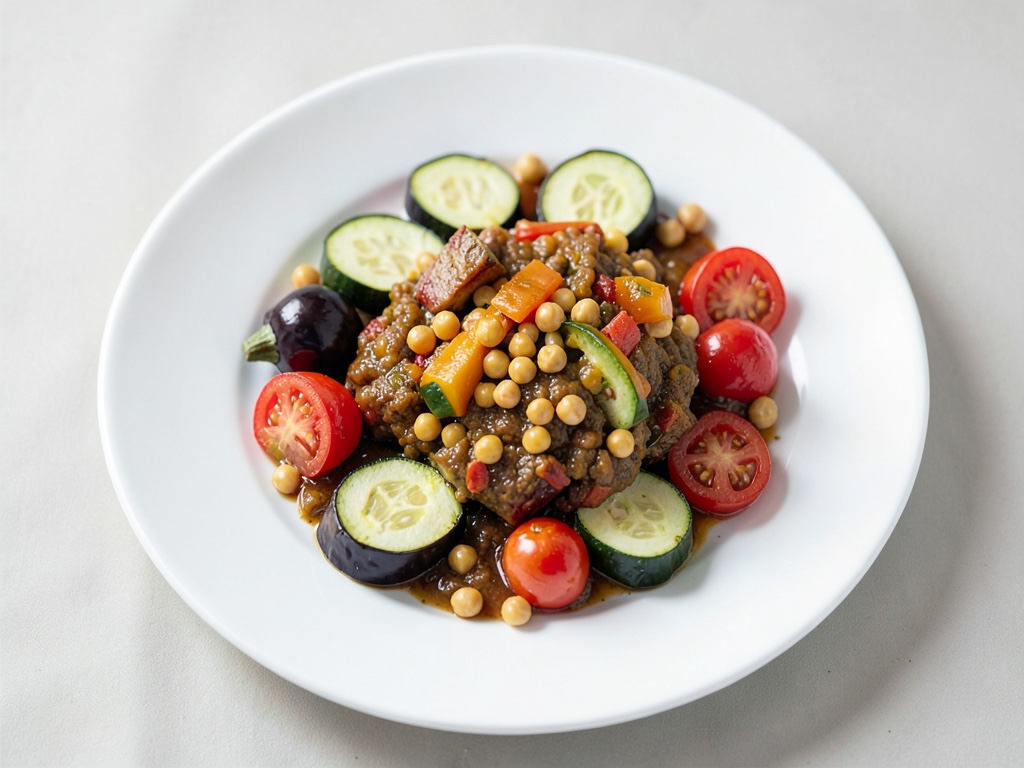 Ratatouille mit Kichererbsen