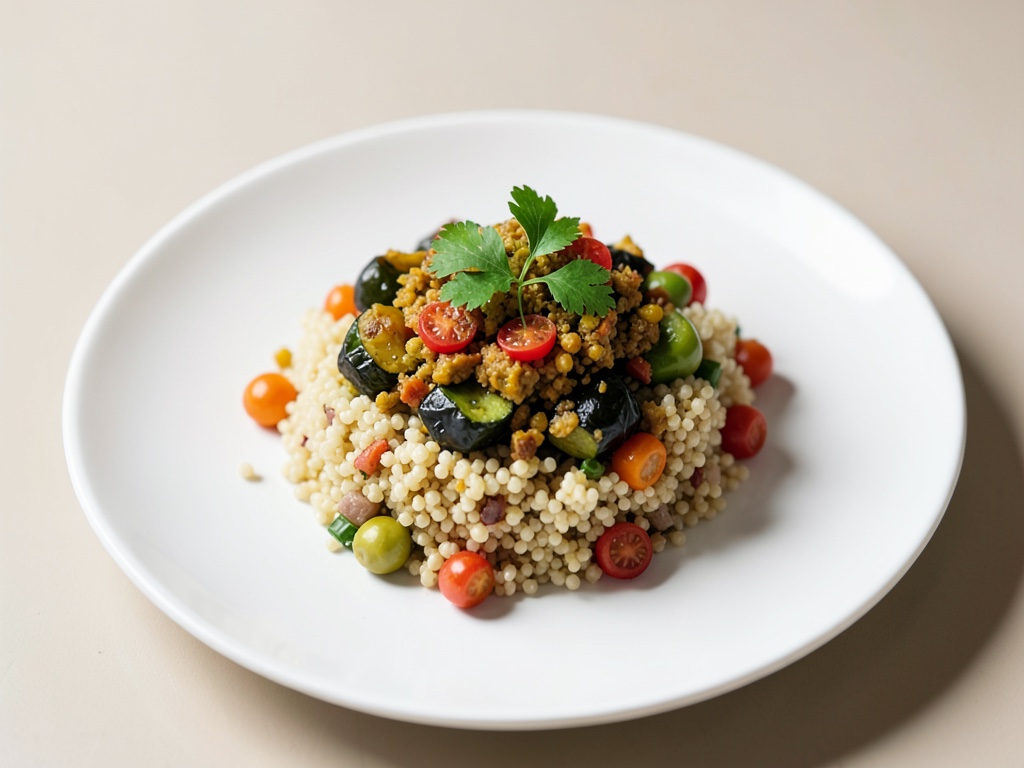 Ratatouille Poke Bowl mit Couscous