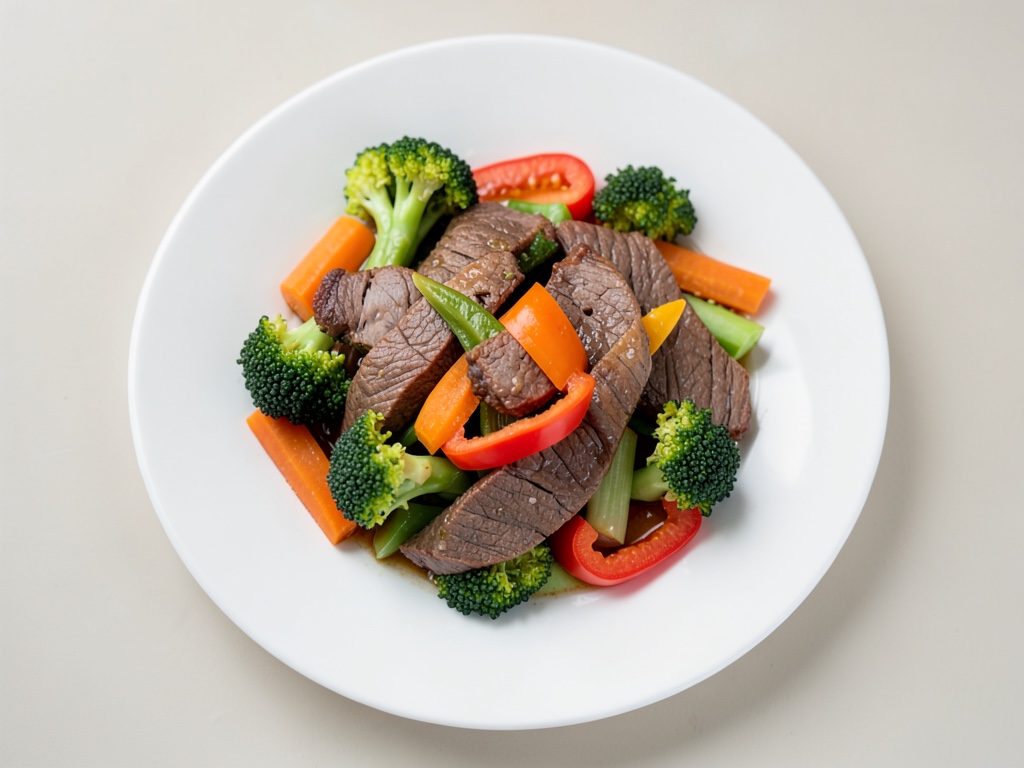 Rindfleisch und Gemüse Stir Fry