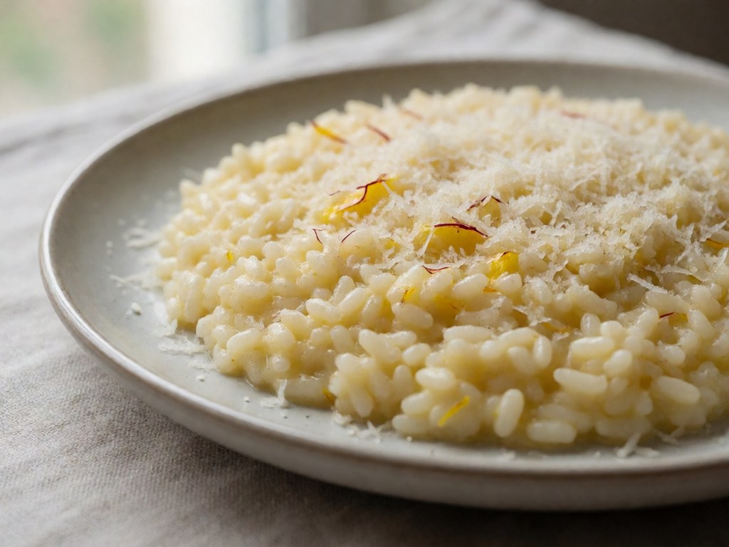 Cremiges Milaneser Risotto mit Safran