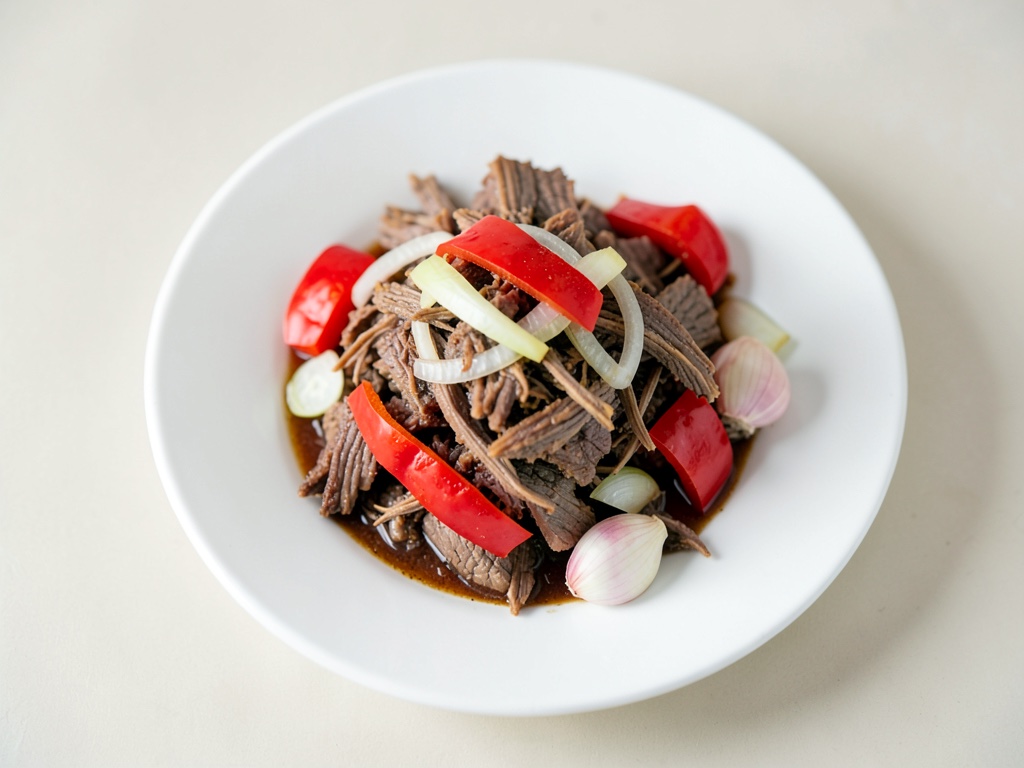 Ropa Vieja (Kubanisches Geschmortes Rindfleisch)