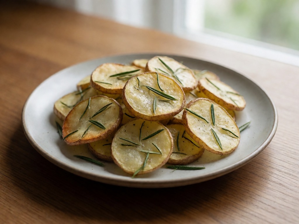 Kartoffel-Chips mit Rosmarin
