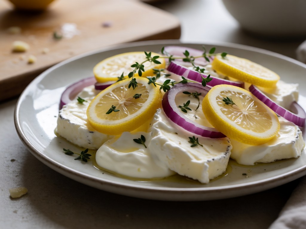 Antipasti Ruggerino con limone e timo