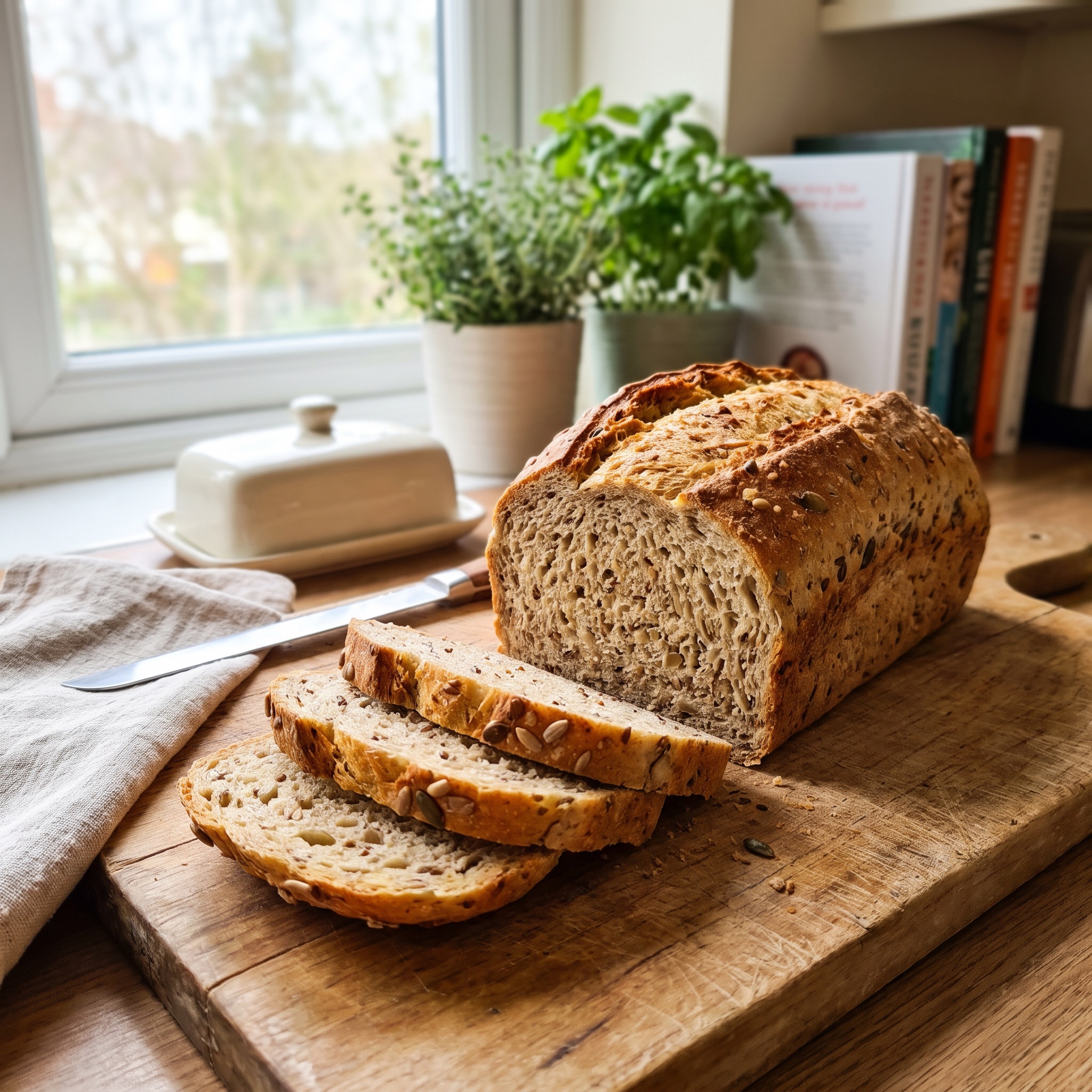 Saftiges Vollkornbrot