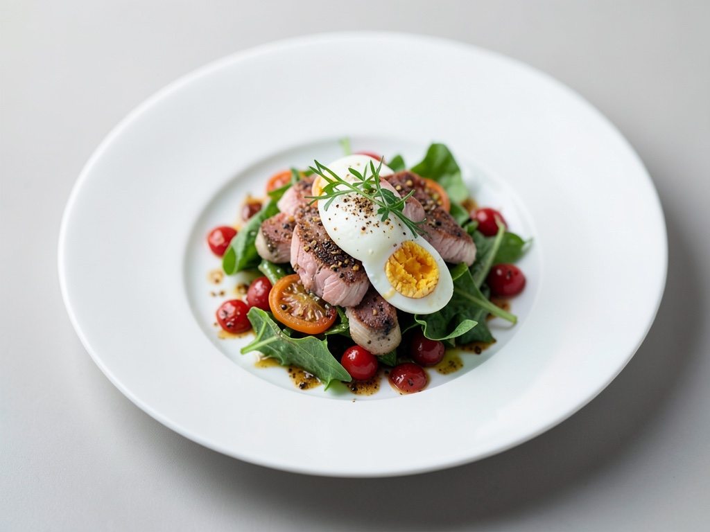 Insalata Nizzarda ottimizzata con tonno e uova