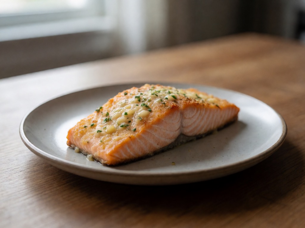 Lachsfilet mit Zitronenbutter in der Airfryer