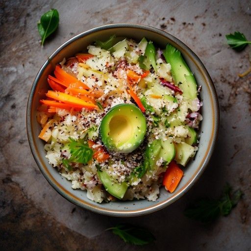 Bowl di crauti con quinoa