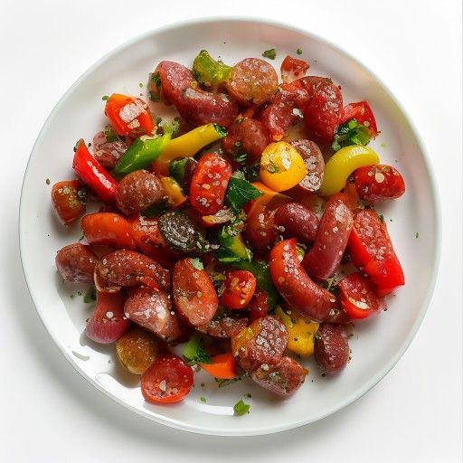 Schnelle Paprika-Schinken-Pfanne mit Paprikapulver