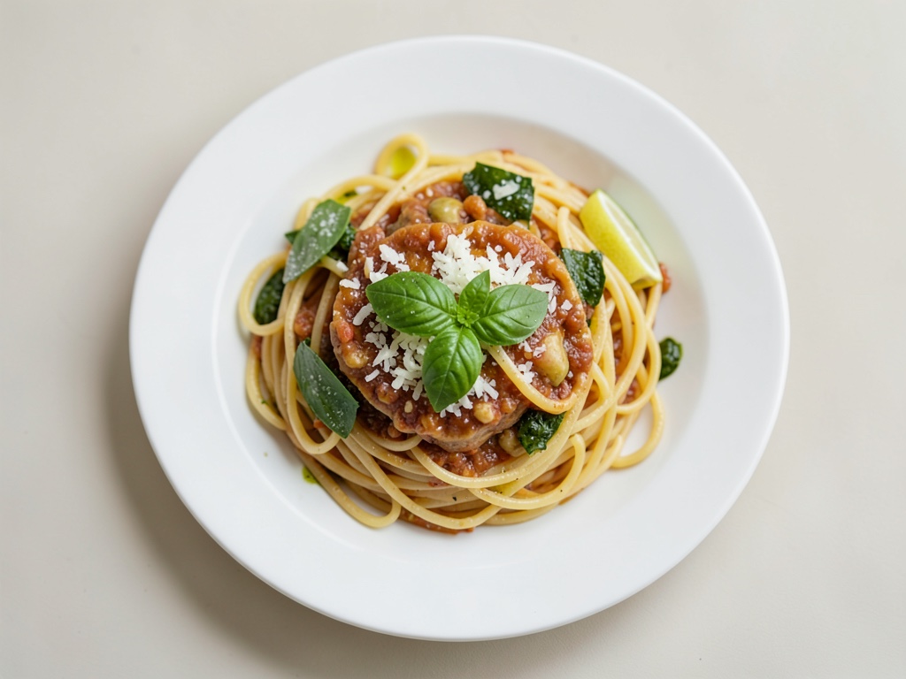 Schnelle Zitronen-Basilikum-Pasta