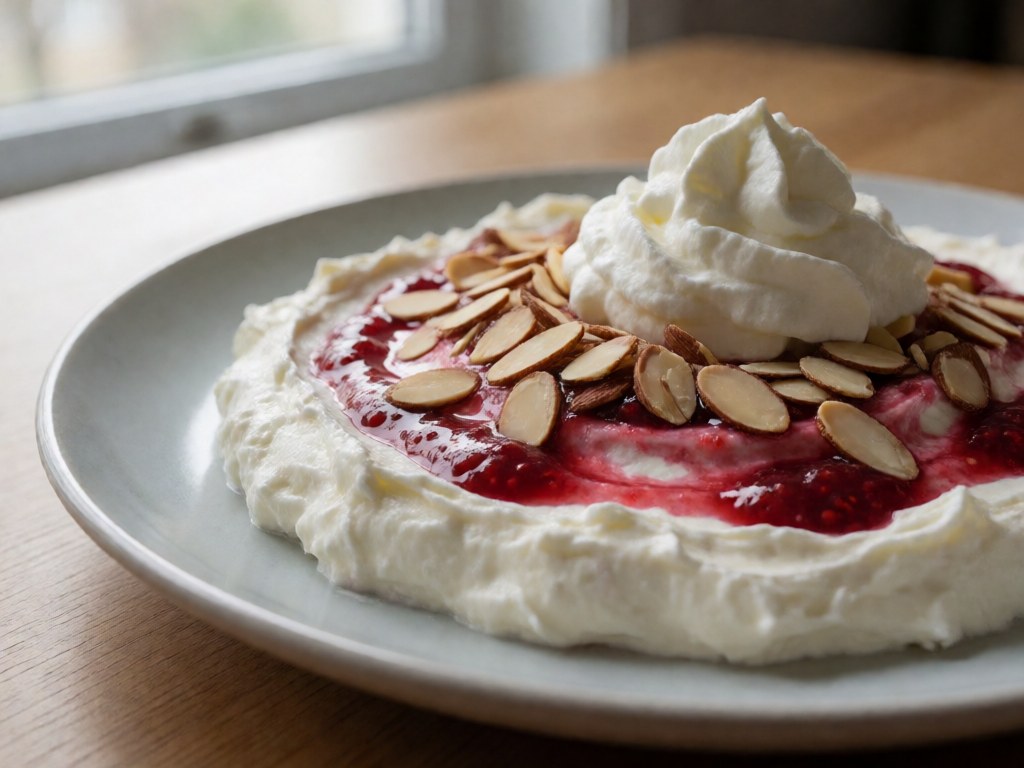 Schnelles Himbeer-Dessert
