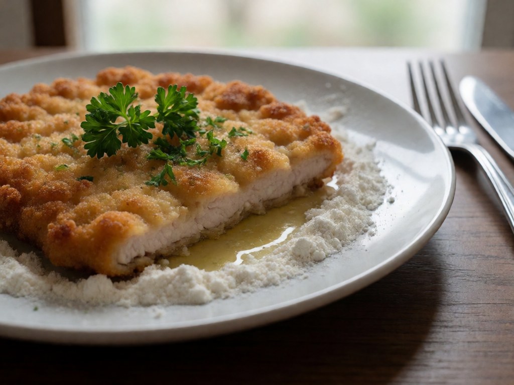 Knusprige Schnitzel aus der Heißluftfritteuse