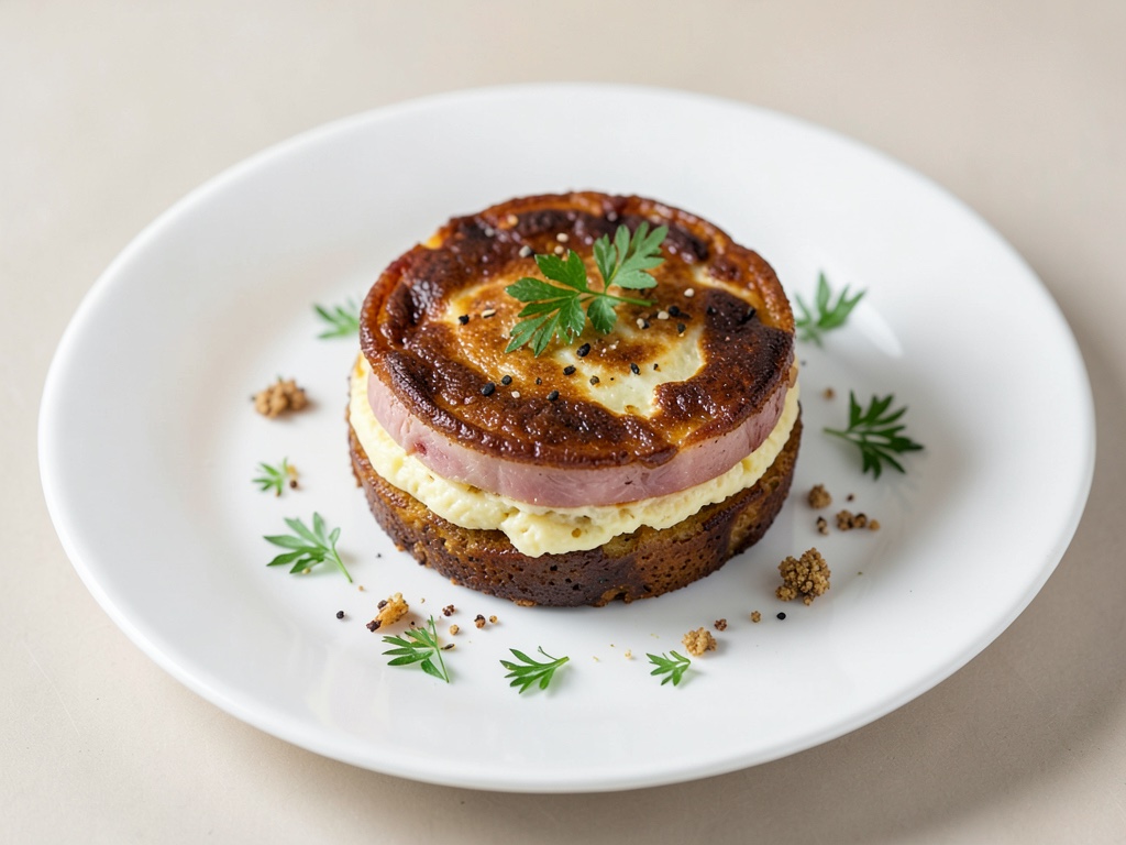 Omelette del Bosque Negro con nido de jamón y queso