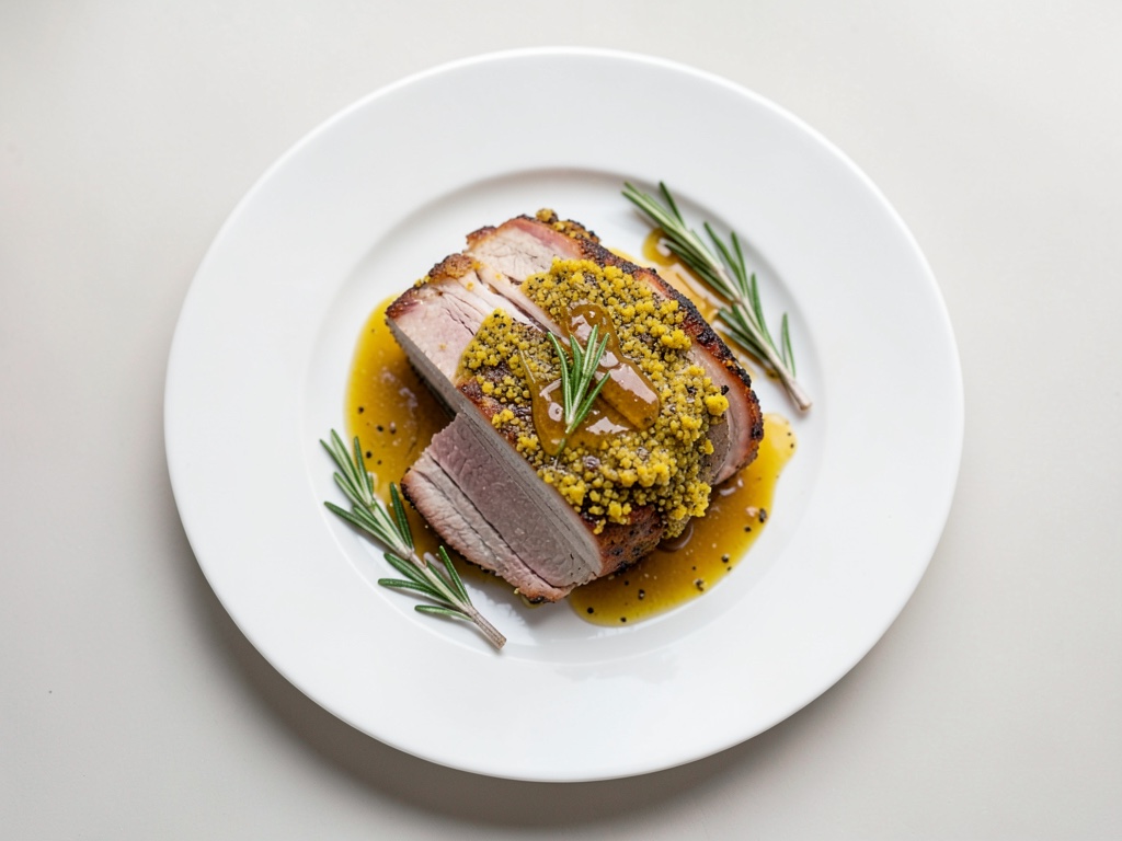 Schweinefilet mit Senfkruste