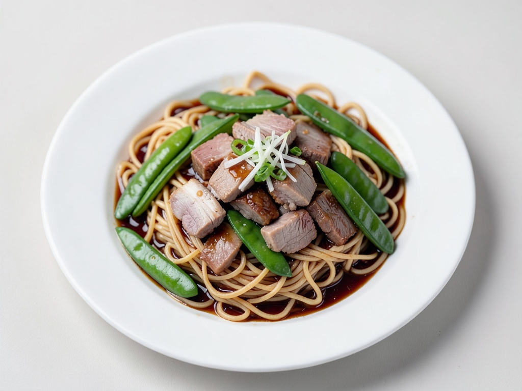 Schweinefleisch Chow Mein