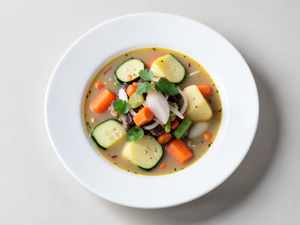 Sopa de verduras suiza
