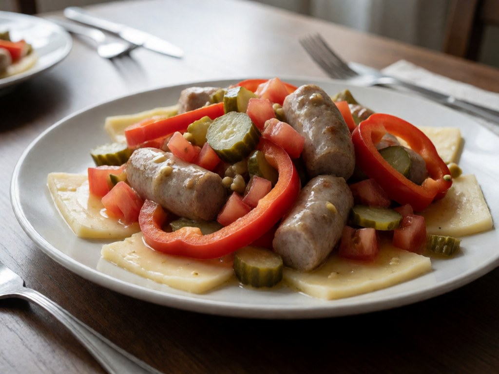 Dein knackiger Schweizer Wurstsalat