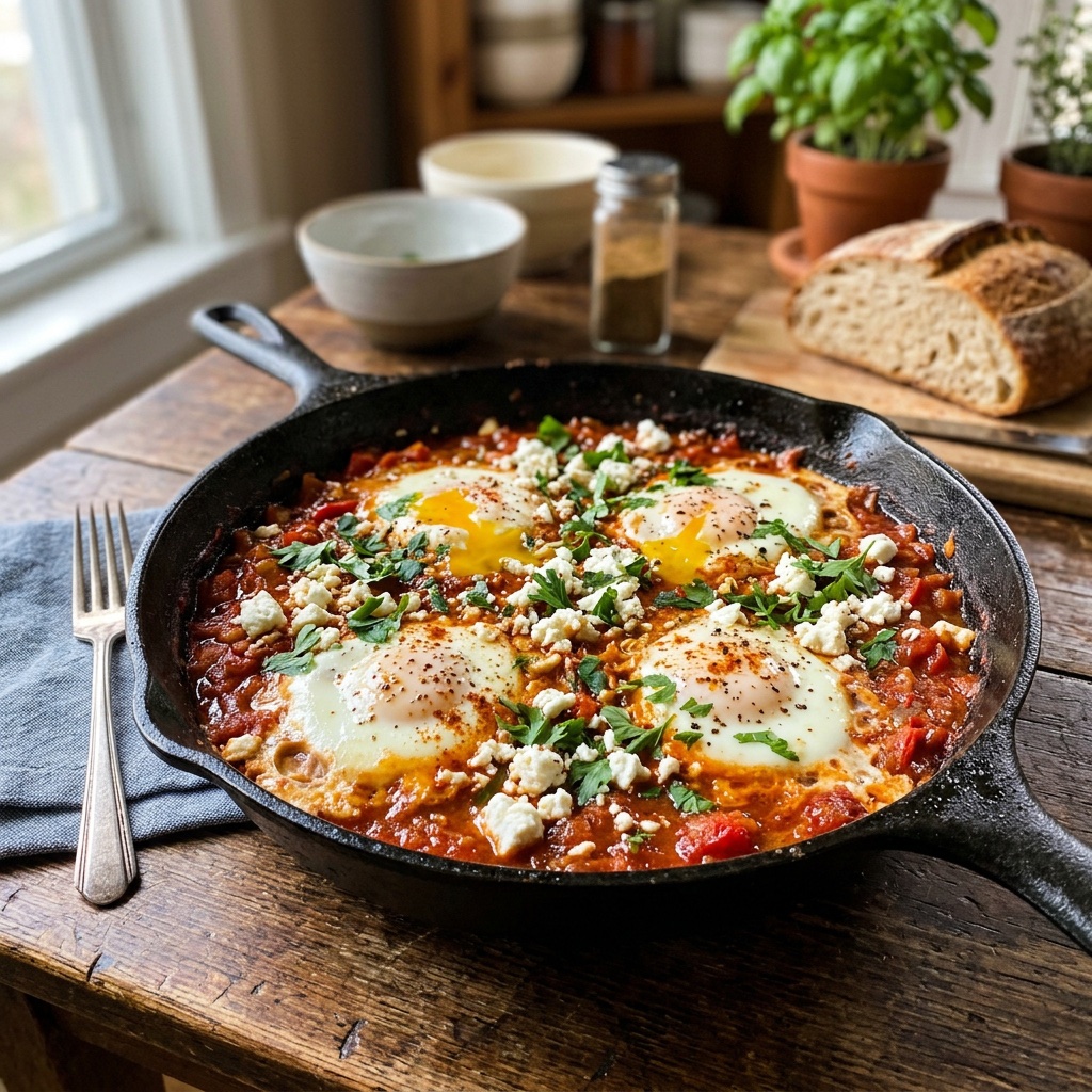 Shakshuka mit Feta