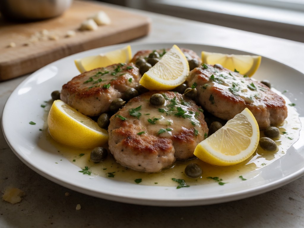 Einfaches Wiener Schnitzel mit Zitrone (Kalb)