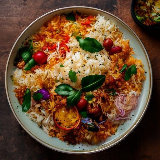 Sindhi Biryani - Würziger Reis mit Fleisch