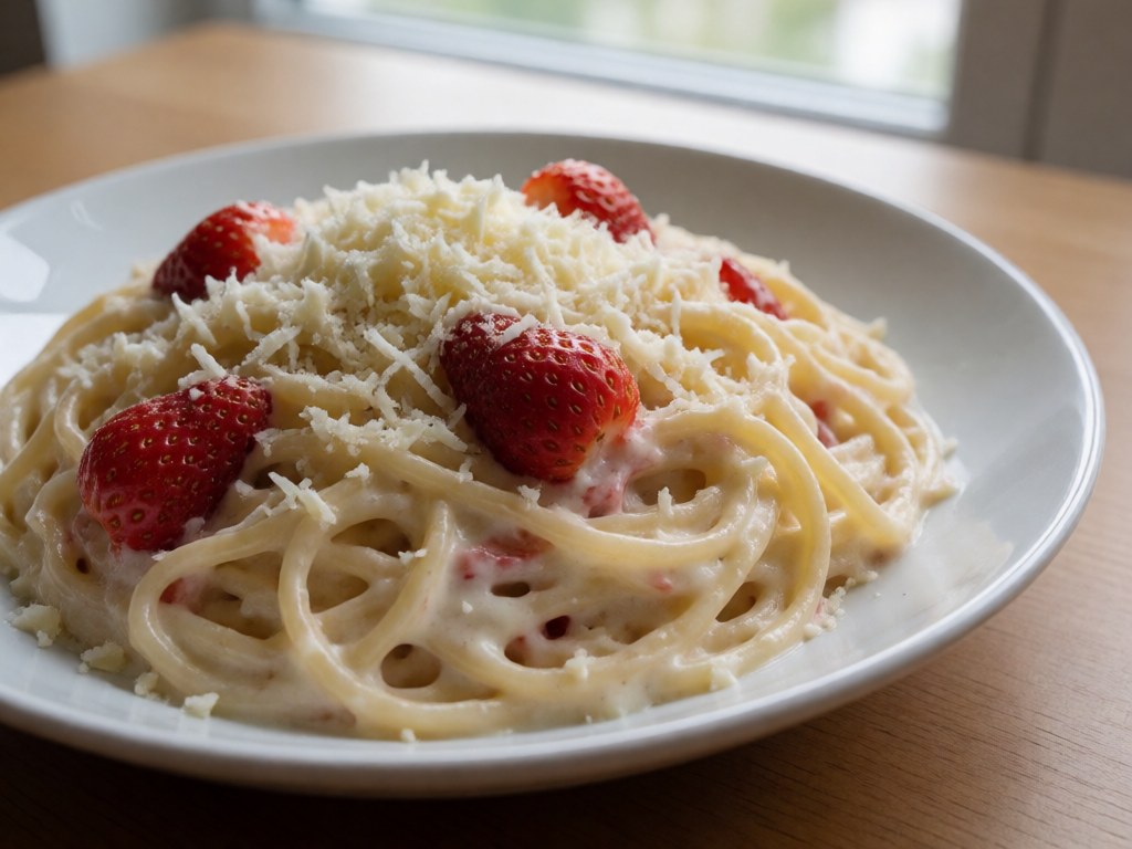 Spaghetti-Eis-Dessert