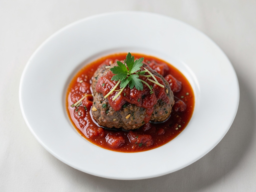 Spanische Hackfleischbällchen in Tomatensauce