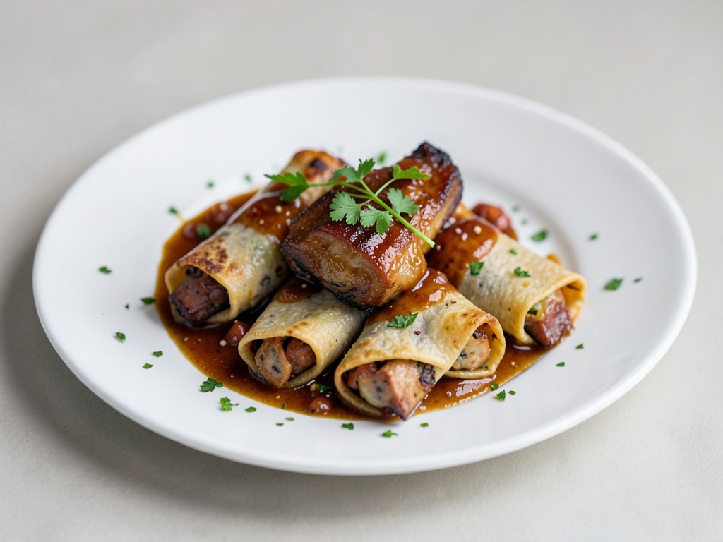 Spareribs-Schnell-Wraps