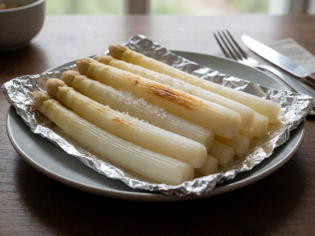 Ofenspargel in Folienpäckchen – intensiv aromatisch