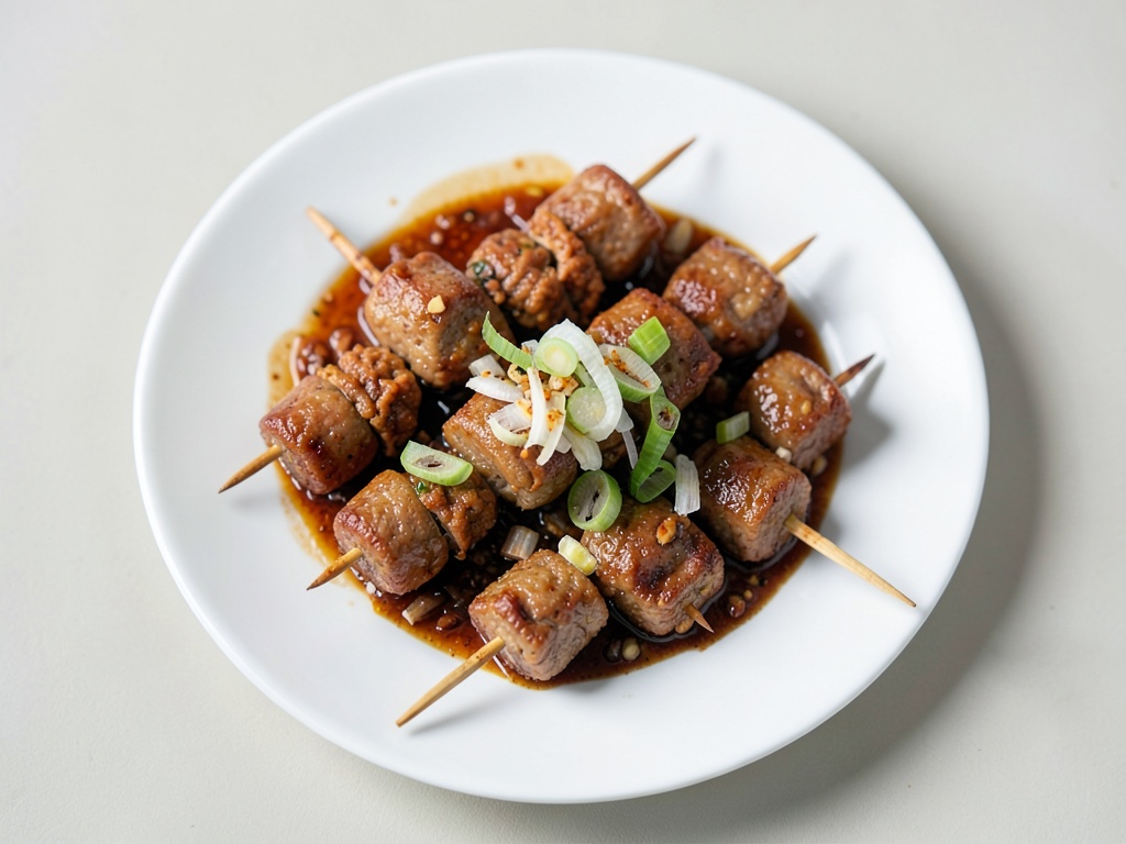 Pikante Thai-Wurst-Spieße
