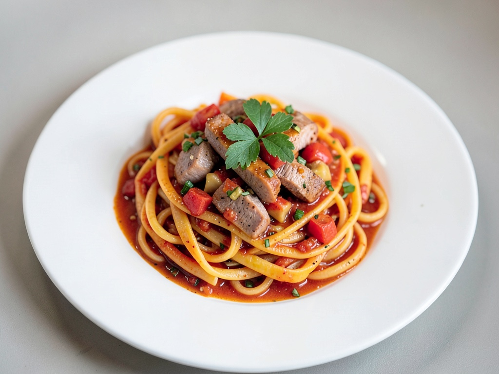 Scharfe Thunfisch-Pasta