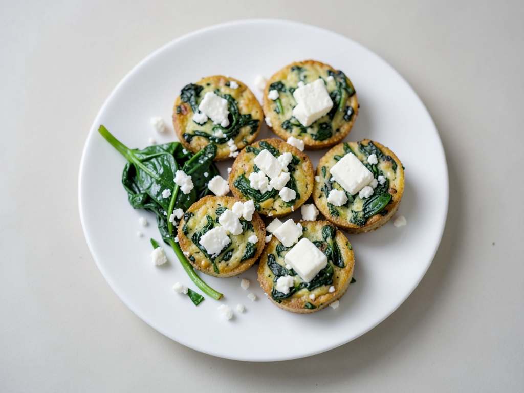 Spinach Feta Egg Muffins