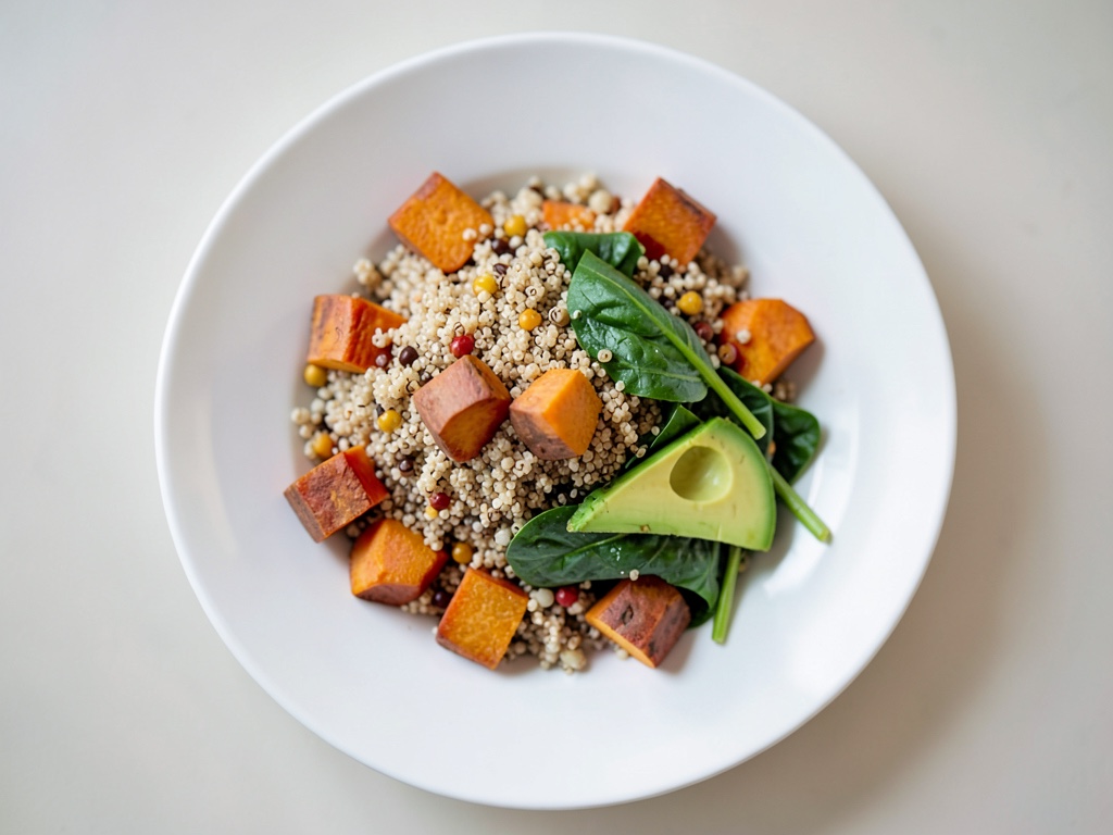 Süßkartoffel-Bowl mit Quinoa